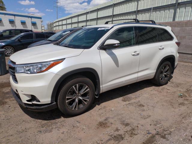  TOYOTA HIGHLANDER 2016 Белый