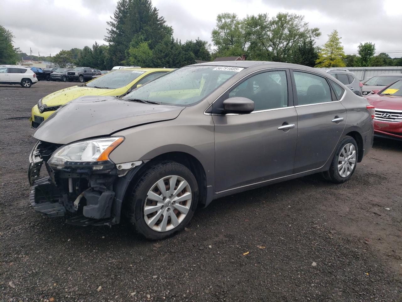 2015 Nissan Sentra S продається в Finksburg, MD - Front End