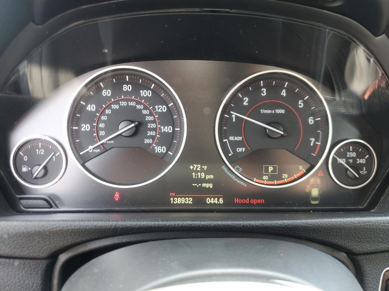 2014 BMW 335 Xi VIN: WBA3B9G5XENR92426 Lot: 57073385