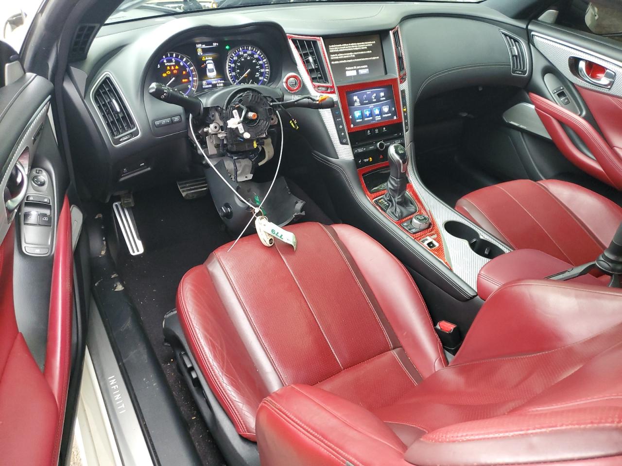 2019 Infiniti Q60 Red Sport 400 VIN: JN1FV7EL8KM440716 Lot: 56554685