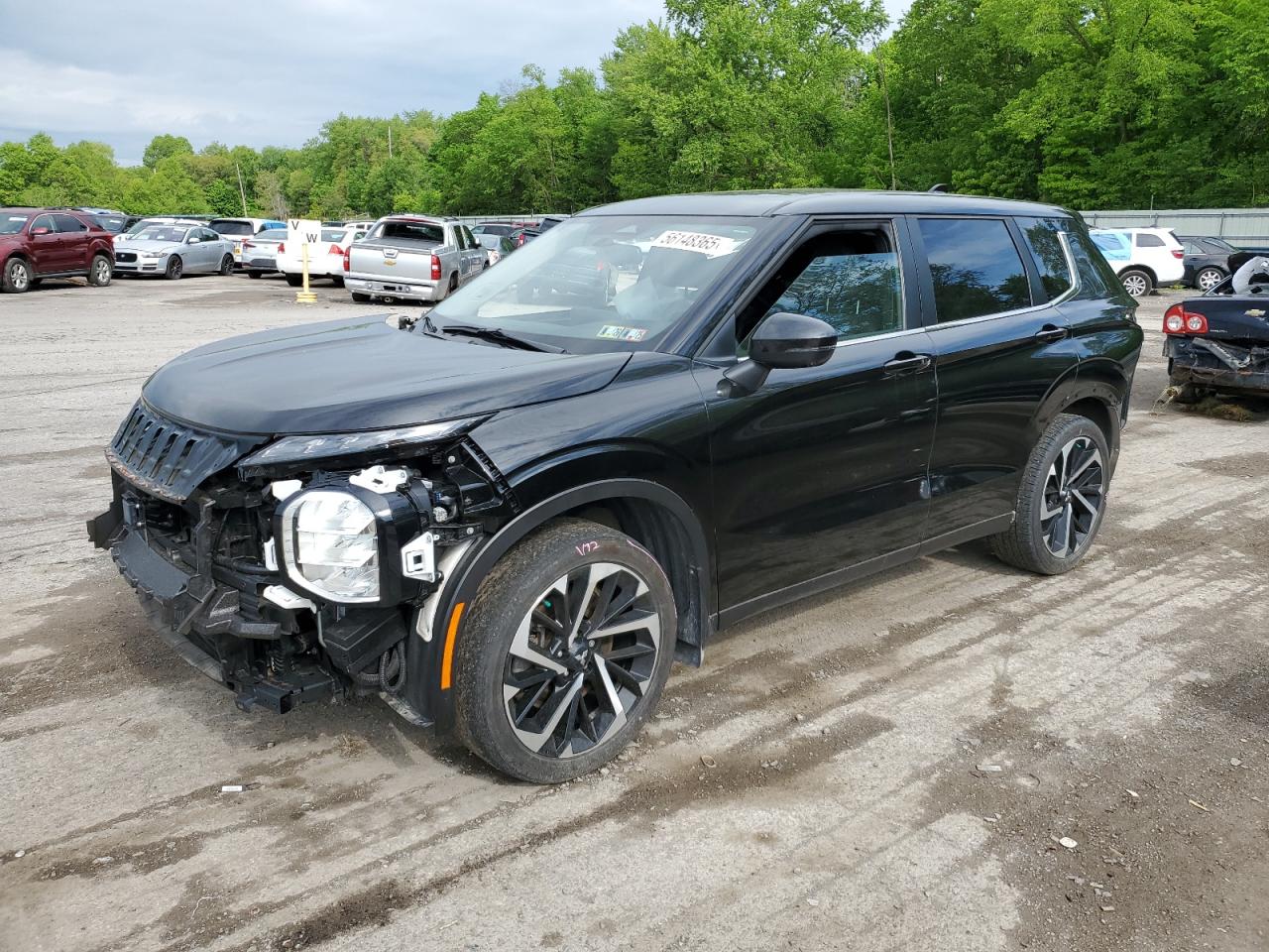 2023 Mitsubishi Outlander Se за продажба в Ellwood City, PA - Front End