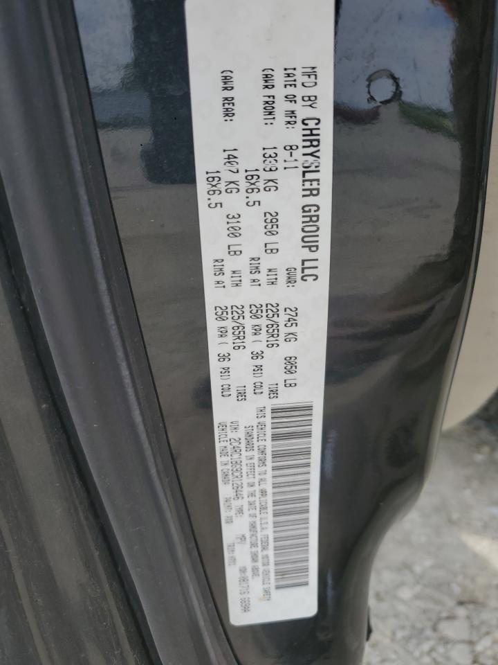 2012 Chrysler Town & Country Touring VIN: 2C4RC1BG9CR126446 Lot: 56123905