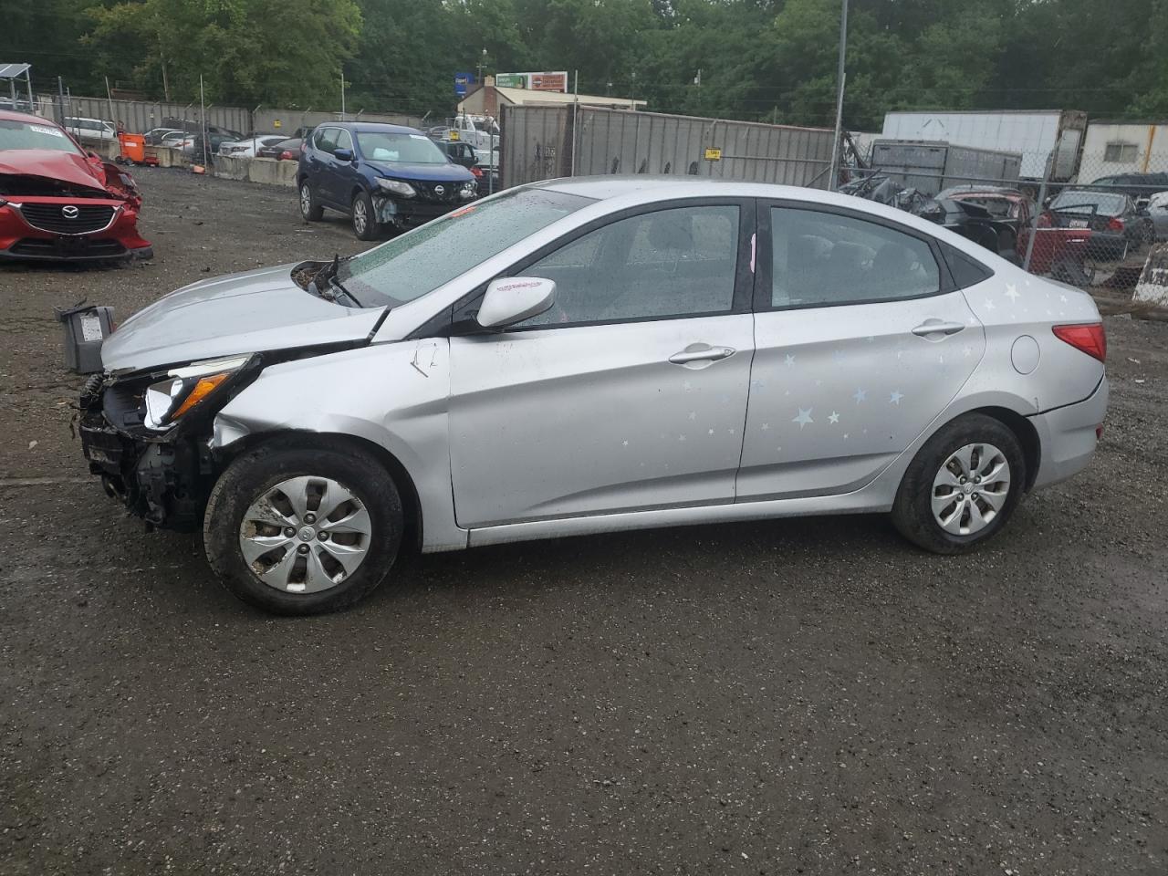 2015 Hyundai Accent Gls продається в Baltimore, MD - Front End