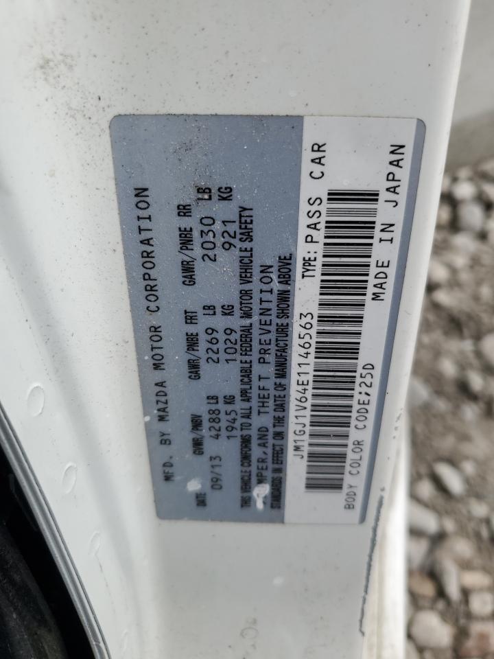 2014 Mazda 6 Touring VIN: JM1GJ1V64E1146563 Lot: 56405525