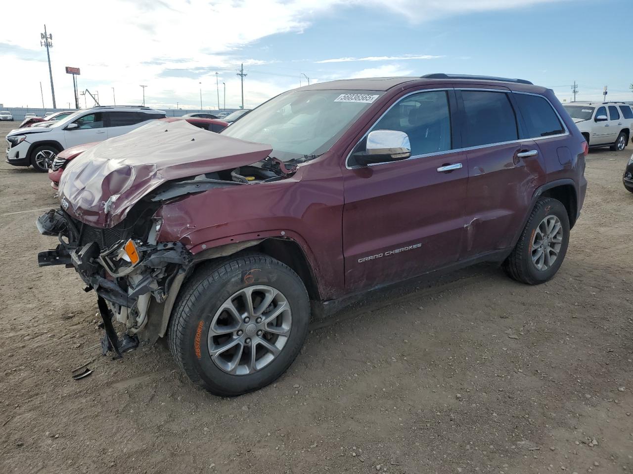 2016 Jeep Grand Cherokee Limited de vânzare în Greenwood, NE - Front End