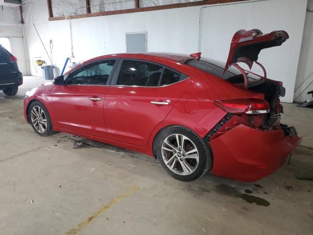 Sedans HYUNDAI ELANTRA 2017 Red