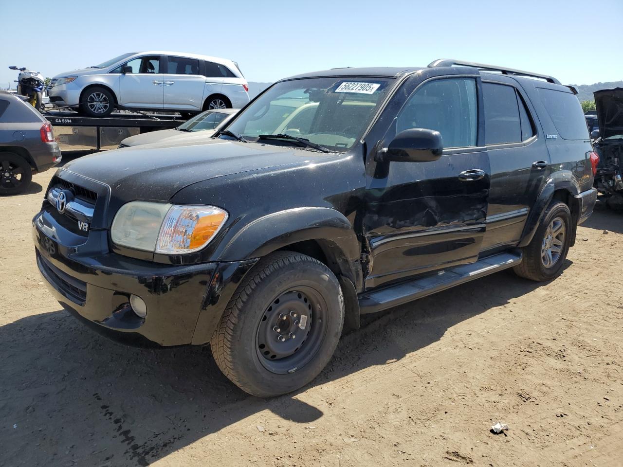 2006 Toyota Sequoia Limited продається в San Martin, CA - Side