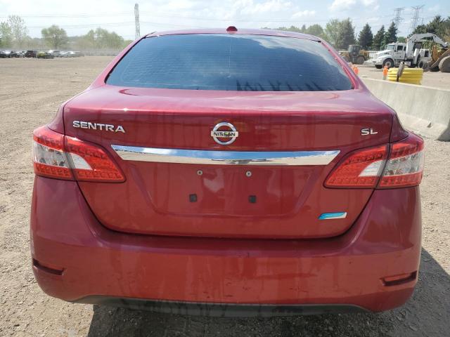  NISSAN SENTRA 2013 Красный