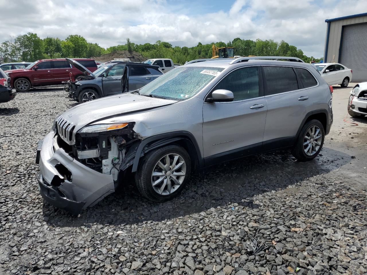 2018 Jeep Cherokee Limited продається в Duryea, PA - Front End