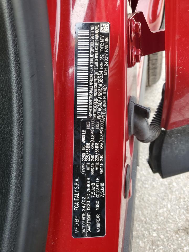 2024 Dodge Hornet Gt VIN: ZACNDFAN8R3A38534 Lot: 56873205