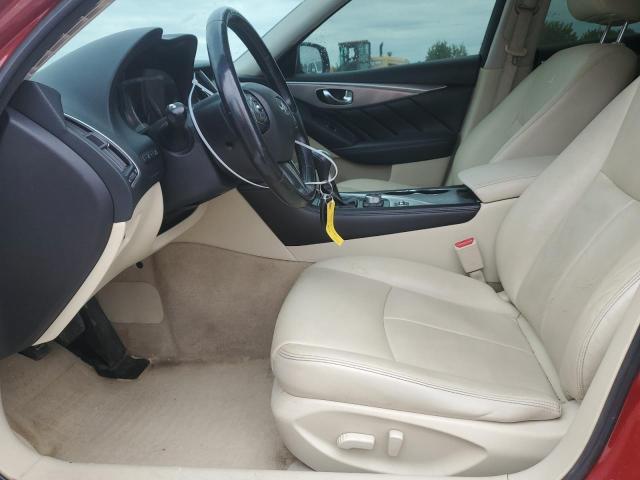  INFINITI Q50 2014 Red