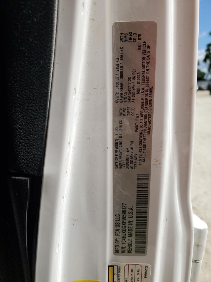 2023 Jeep Wrangler Sport VIN: 1C4HJXDGXPW596127 Lot: 56645205