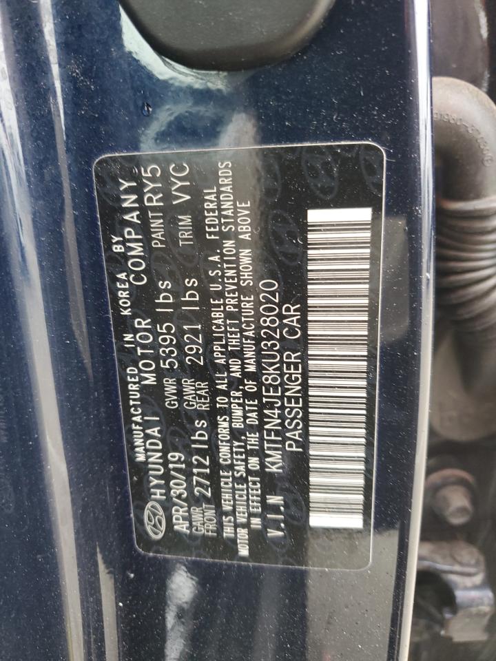 2019 Genesis G80 Base VIN: KMTFN4JE8KU328020 Lot: 58750905