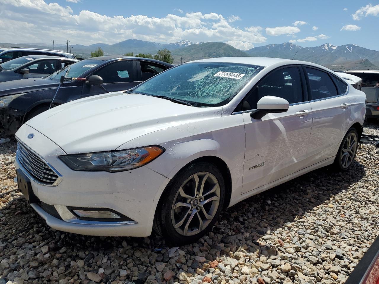 2017 Ford Fusion Se Hybrid   на продаже в Magna, UT - Rear End