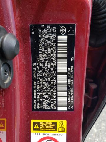 2017 TOYOTA MIRAI   