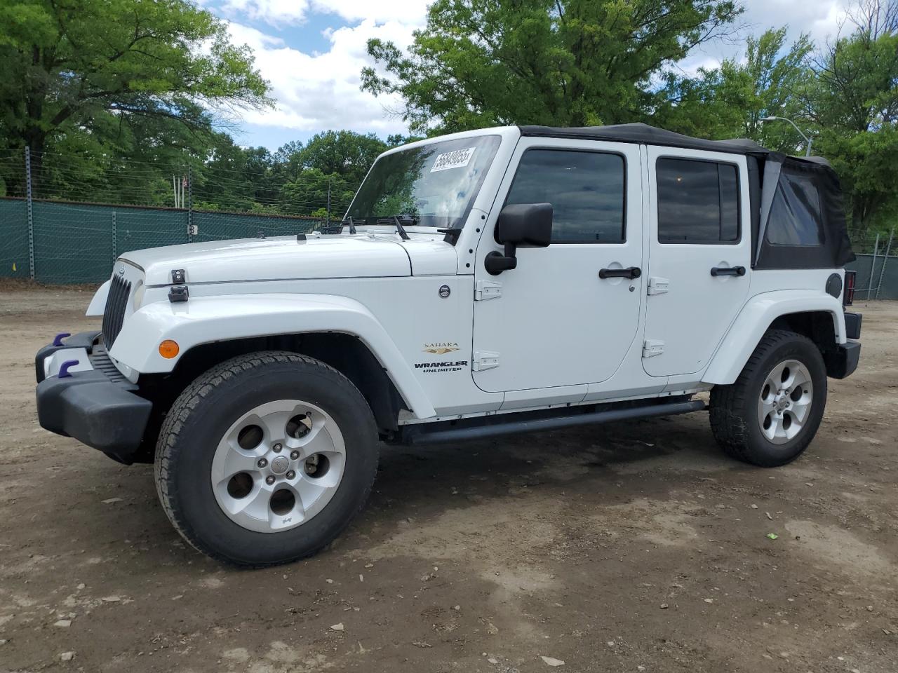2014 Jeep Wrangler Unlimited Sahara للبيع في Laurel، MD - Partial Repair