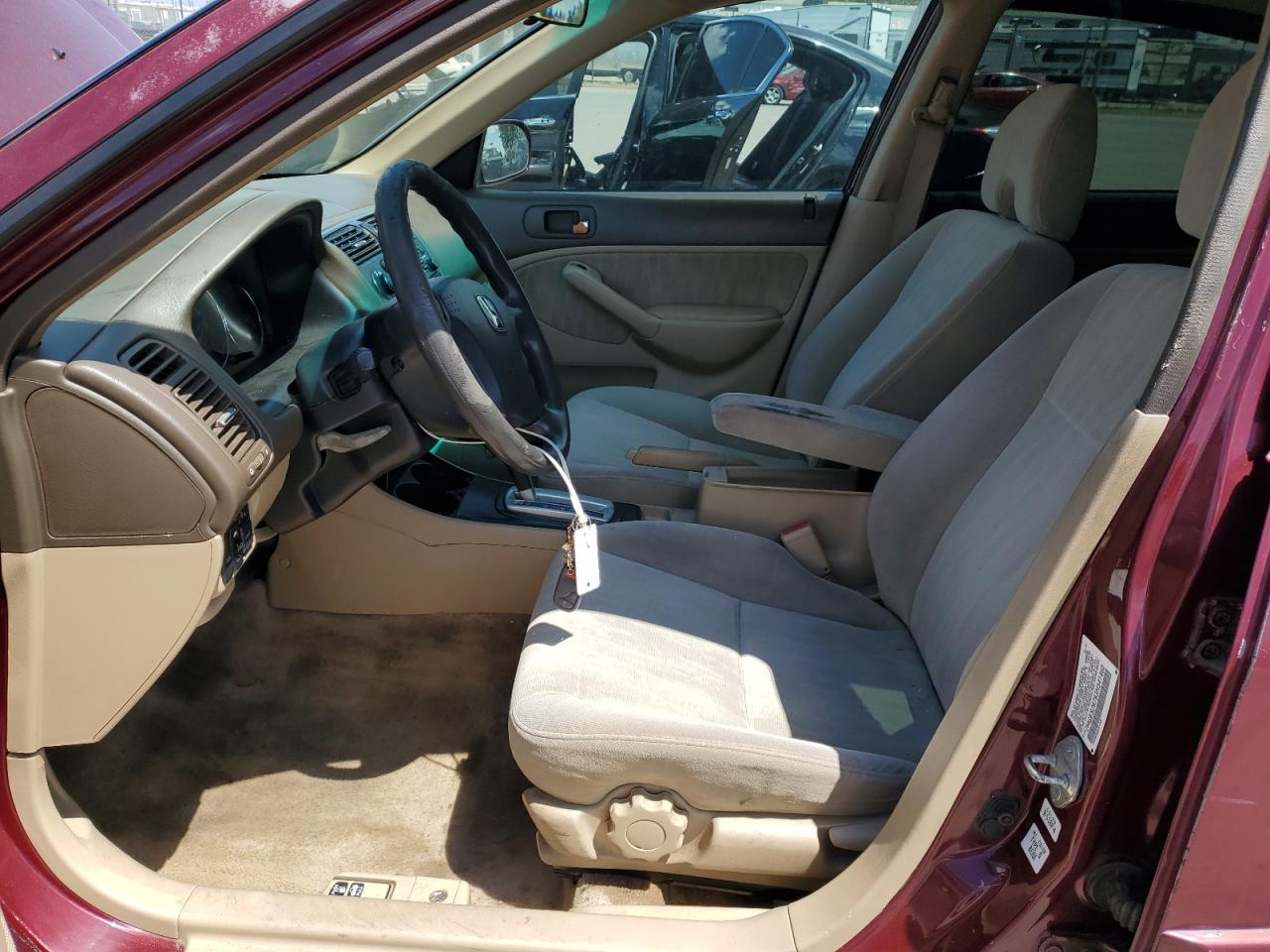 2003 Honda Civic Ex VIN: 2HGES26763H541460 Lot: 56026585