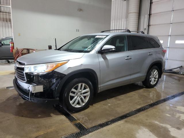  TOYOTA HIGHLANDER 2014 Srebrny