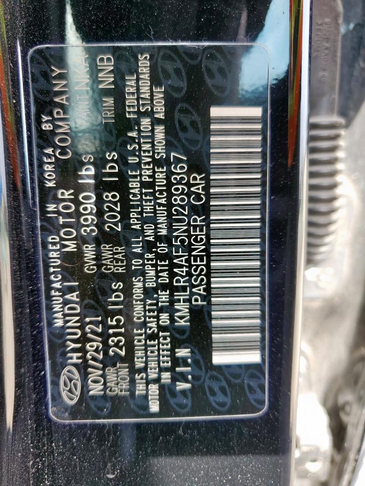 2022 Hyundai Elantra N Line VIN: KMHLR4AF5NU289367 Lot: 56694905