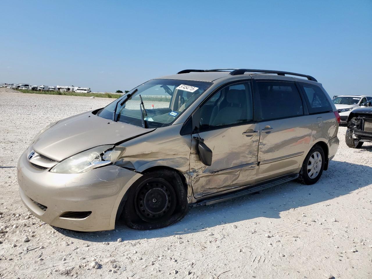 2008 Toyota Sienna Ce იყიდება Taylor-ში, TX - Side