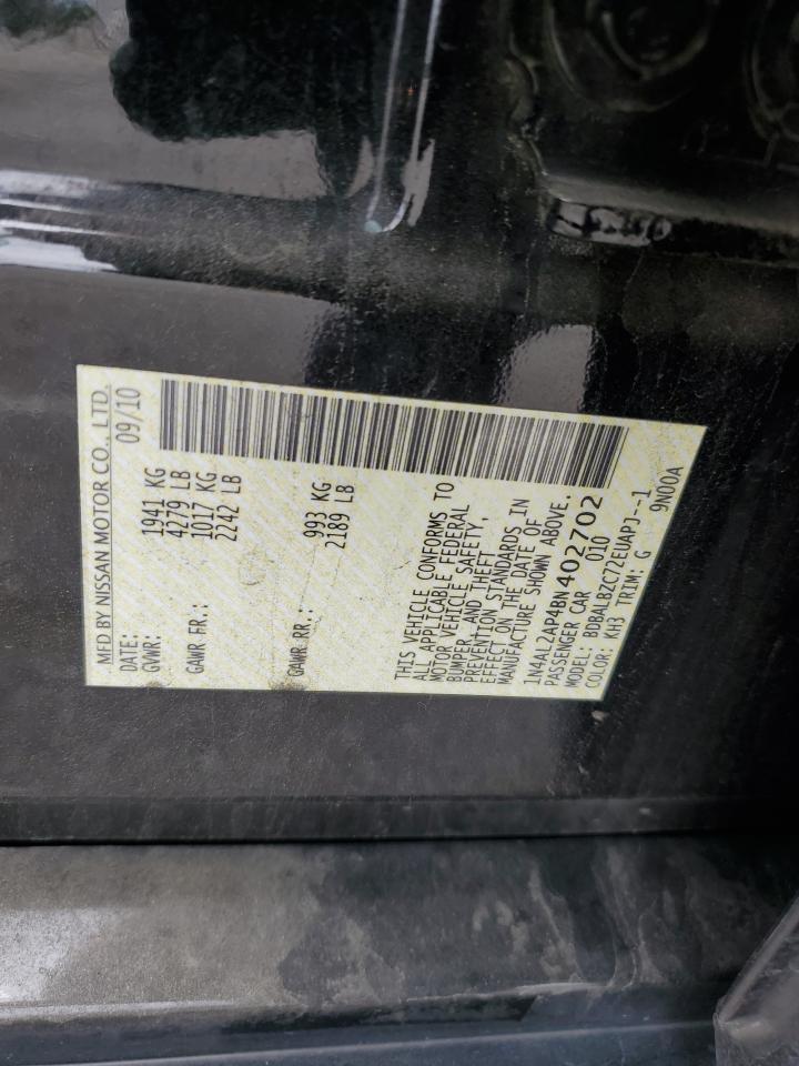2011 Nissan Altima Base VIN: 1N4AL2AP4BN402702 Lot: 56385905