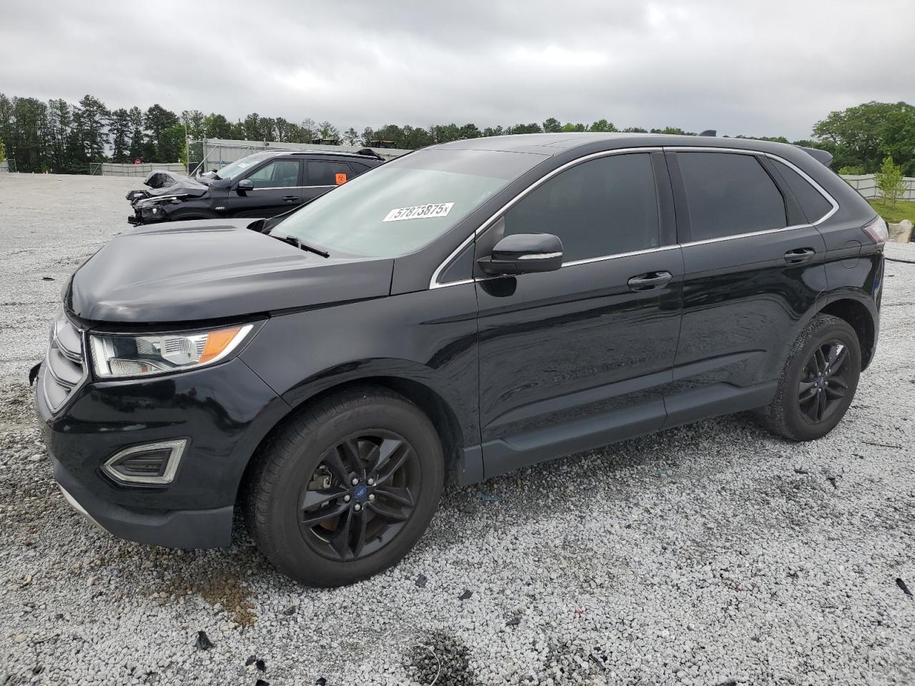 2017 Ford Edge Sel იყიდება Fairburn-ში, GA - Front End