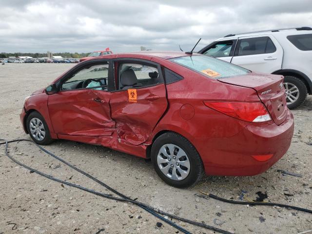  HYUNDAI ACCENT 2017 Czerwony