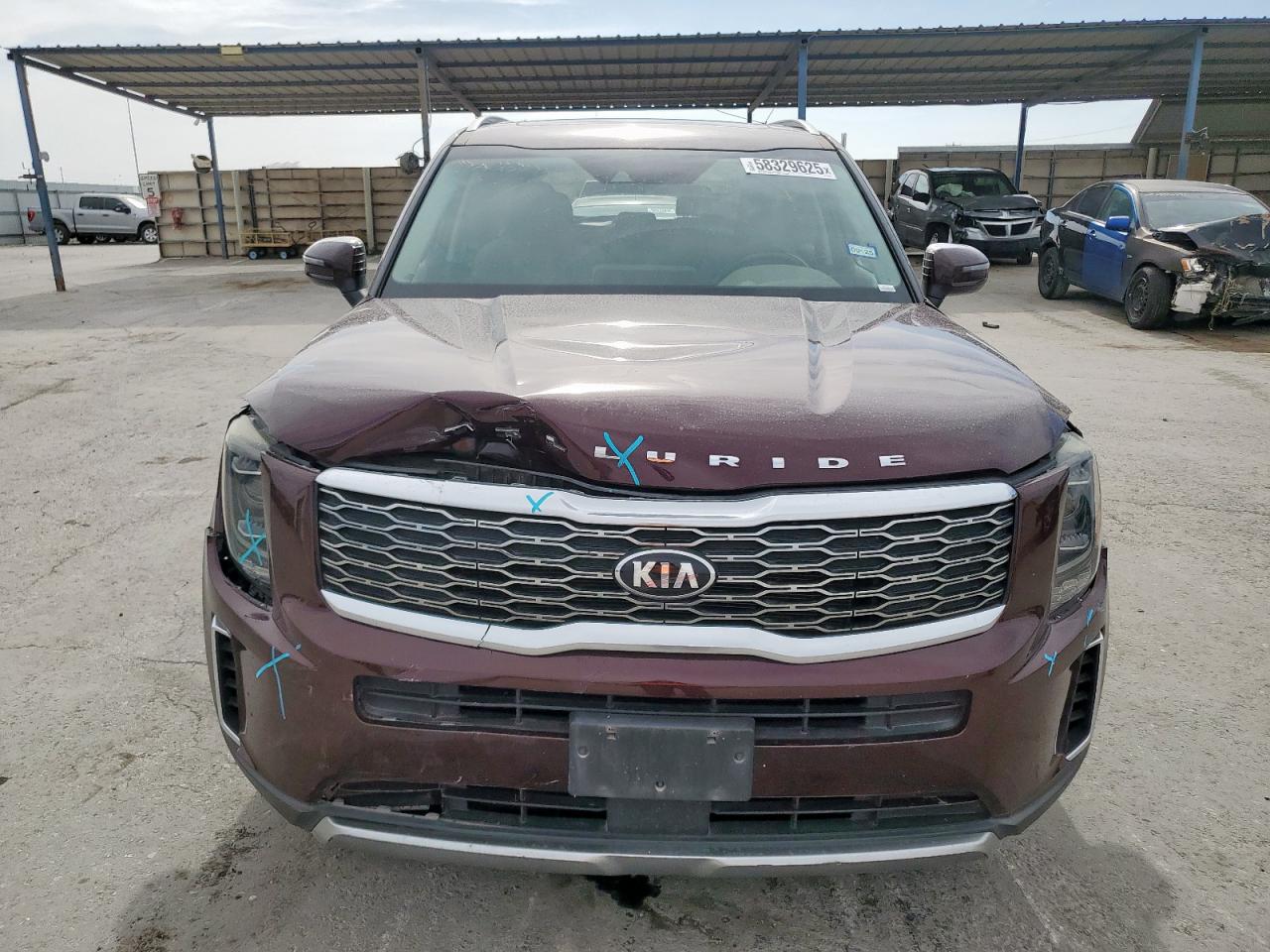 2020 Kia Telluride S VIN: 5XYP6DHC9LG041003 Lot: 58329625