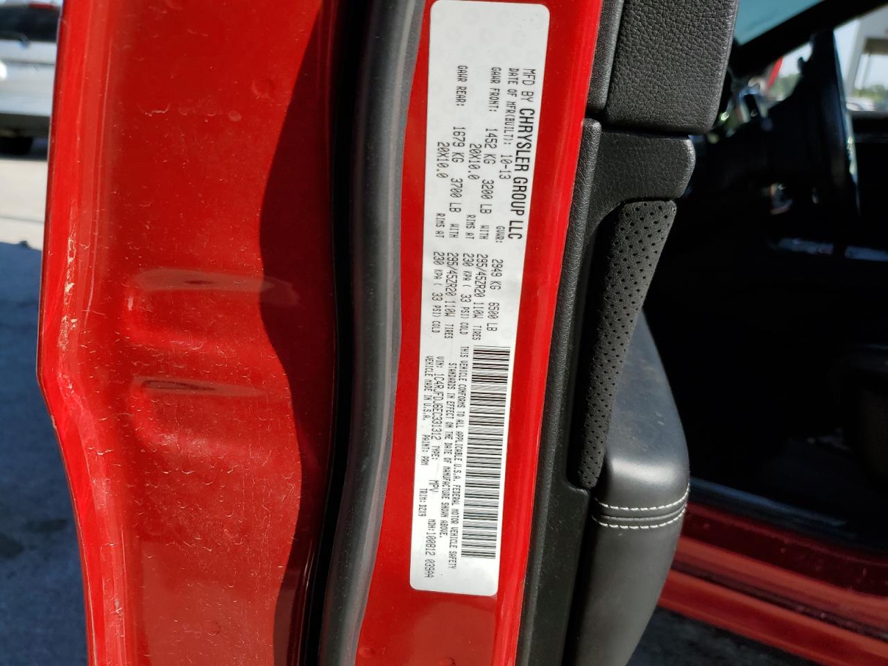 2014 Jeep Grand Cherokee Srt-8 VIN: 1C4RJFDJ6EC331312 Lot: 59111145