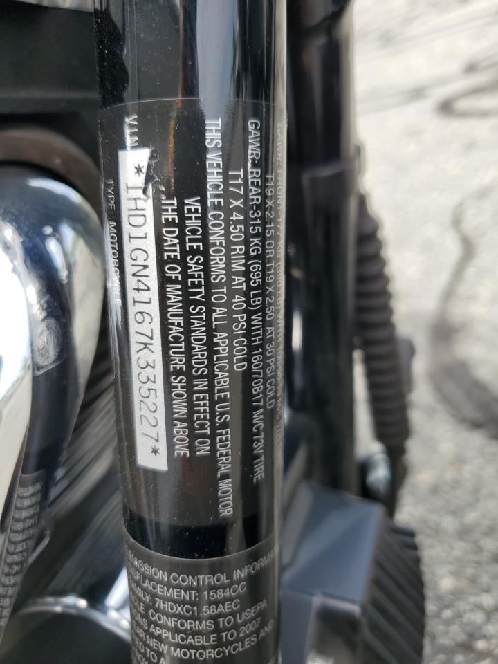 2007 Harley-Davidson Fxdl VIN: 1HD1GN4167K335227 Lot: 56723375