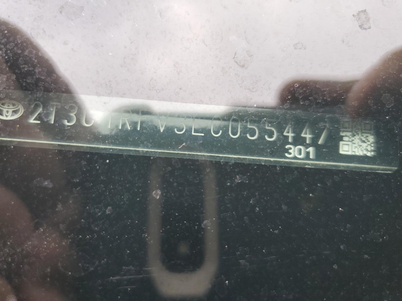2020 Toyota Rav4 Xle Premium VIN: 2T3C1RFV3LC055447 Lot: 55437915