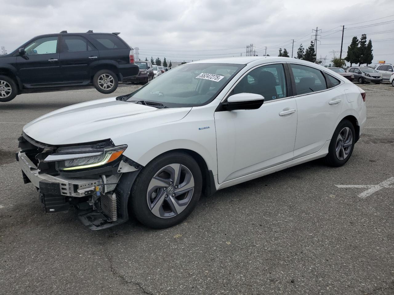 2020 Honda Insight Ex на продаже в Rancho Cucamonga, CA - Front End