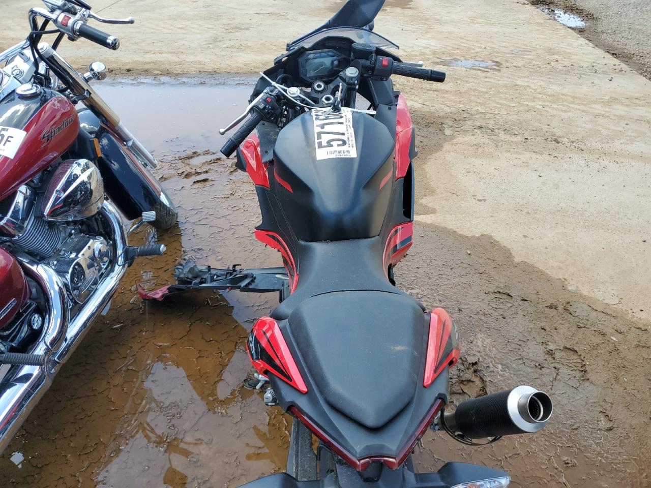 2025 Kawasaki Ex500 VIN: ML5EXGG12SDA43515 Lot: 57168625
