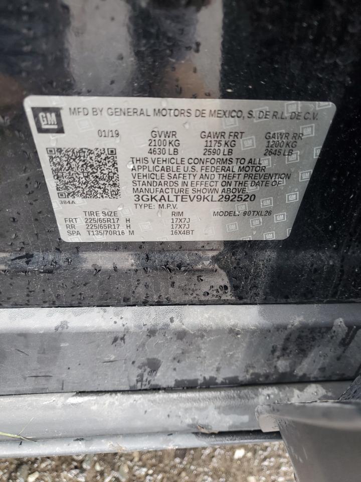 2019 GMC Terrain Sle VIN: 3GKALTEV9KL292520 Lot: 57229465