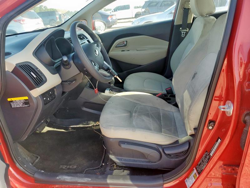 Sedans KIA RIO 2013 Czerwony