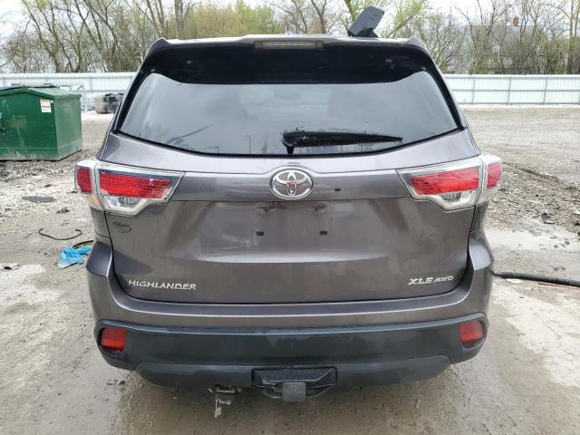  TOYOTA HIGHLANDER 2015 Szary