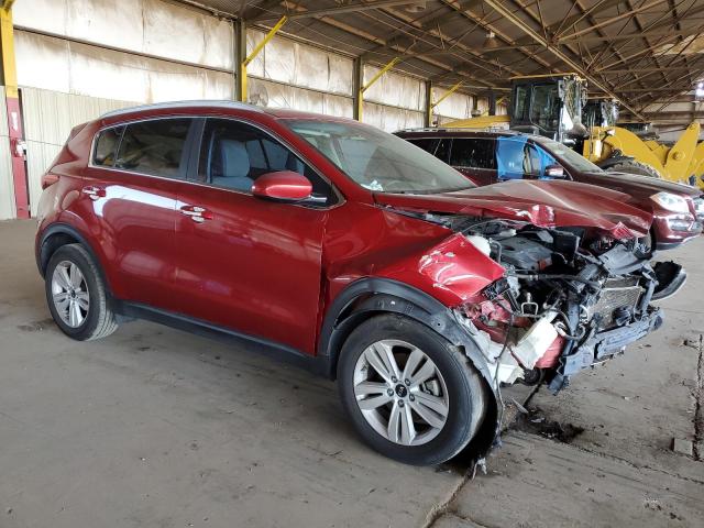  KIA SPORTAGE 2018 Красный