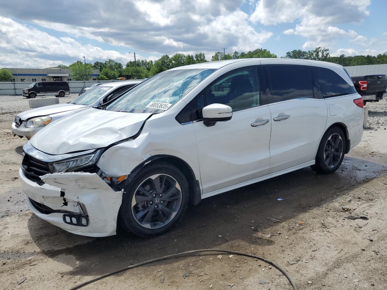 2021 Honda Odyssey Elite на продаже в Louisville, KY - Front End