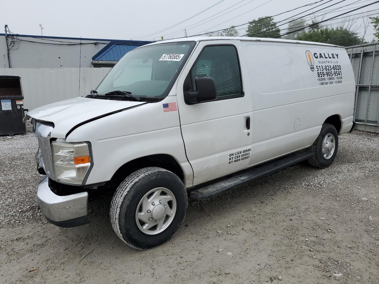 2013 Ford Econoline E250 Van de vânzare în Walton, KY - Front End