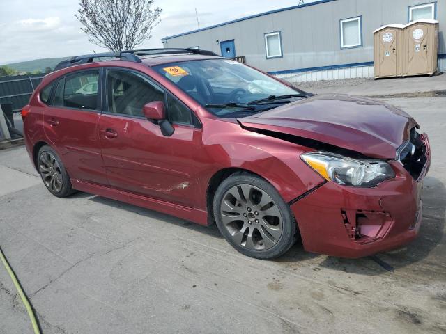  SUBARU IMPREZA 2014 Burgundy