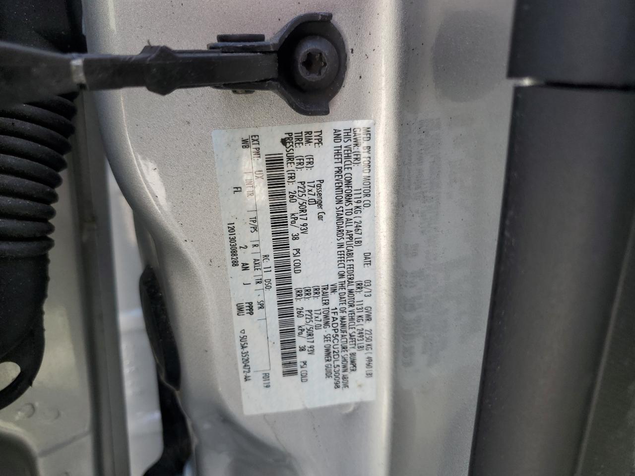 2013 Ford C-Max Premium VIN: 1FADP5CU2DL530098 Lot: 56866265