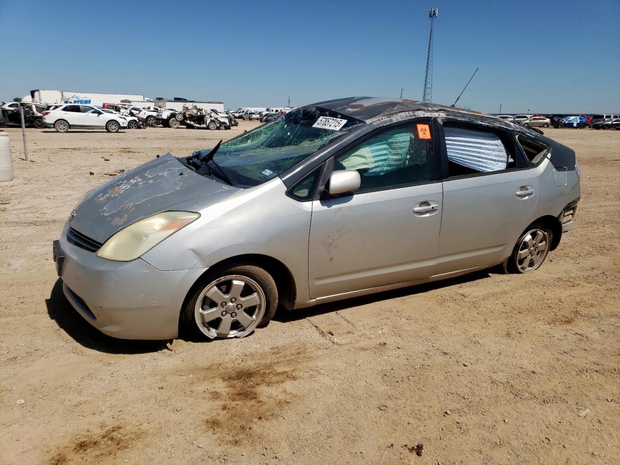 2004 Toyota Prius de vânzare în Amarillo, TX - Rollover