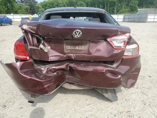  VOLKSWAGEN PASSAT 2013 Burgundy