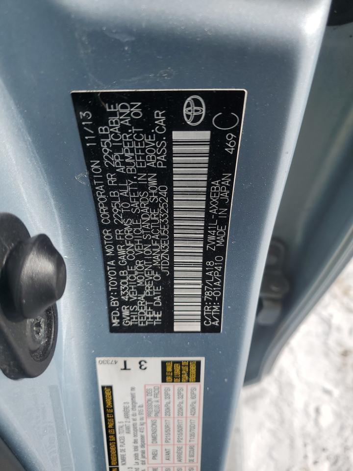 2014 Toyota Prius V VIN: JTDZN3EU5E3325240 Lot: 57113295