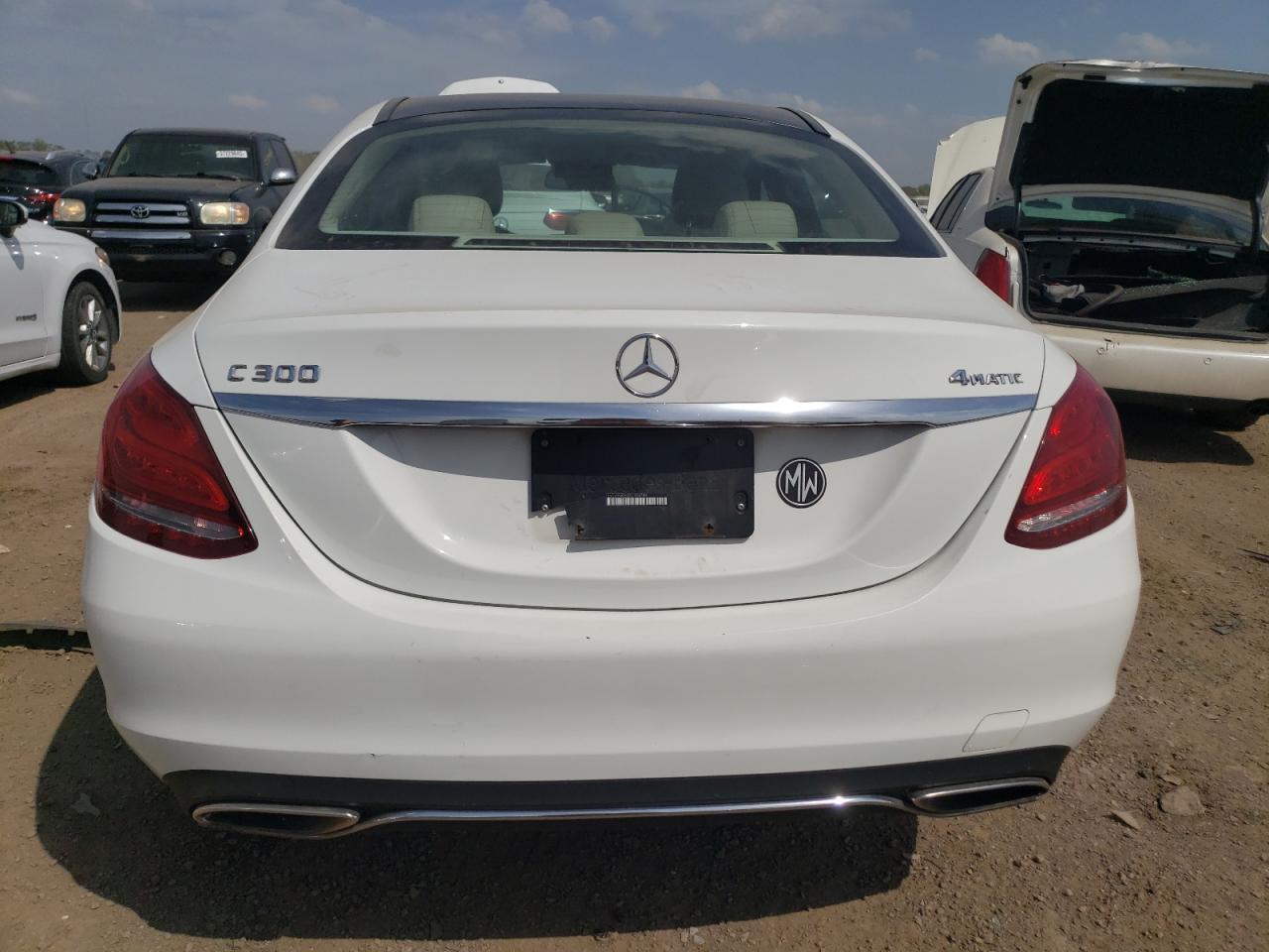 2016 Mercedes-Benz C 300 4Matic VIN: 55SWF4KB0GU134788 Lot: 57063455