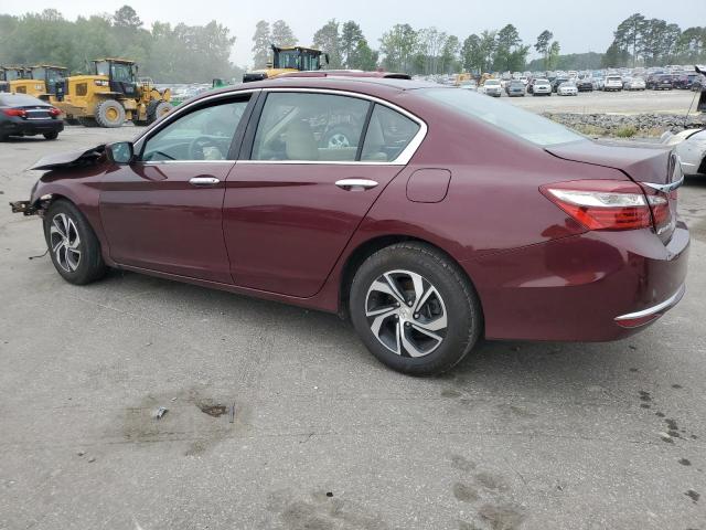  HONDA ACCORD 2017 Burgundy