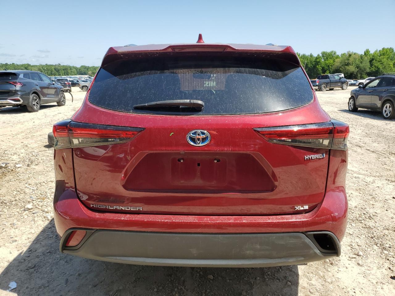 2021 Toyota Highlander Hybrid Xle VIN: 5TDGBRCH1MS046258 Lot: 57132455