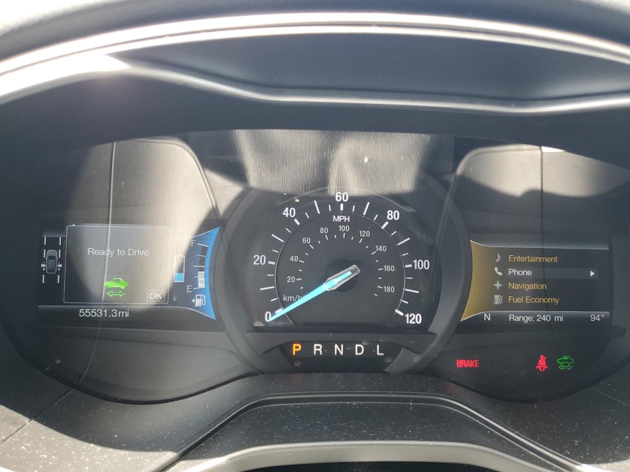 2019 Ford Fusion Se VIN: 3FA6P0LU8KR119296 Lot: 54043075