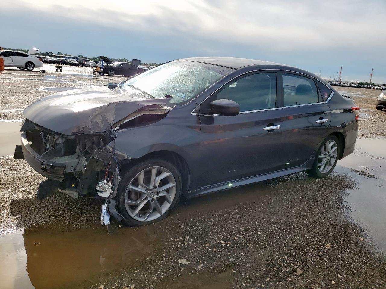 2014 Nissan Sentra S продається в Houston, TX - Front End