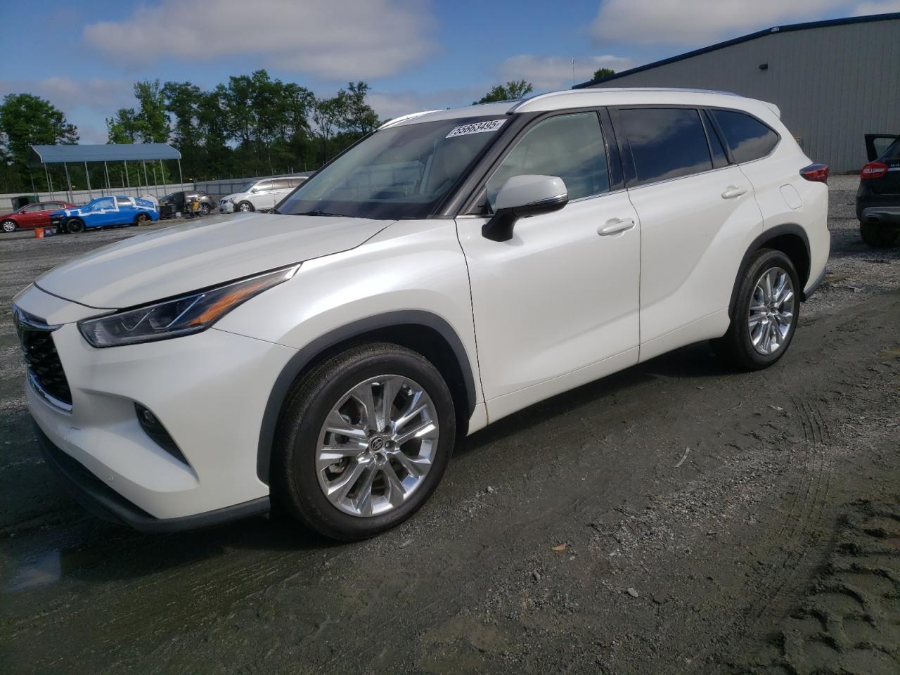 2020 Toyota Highlander Limited продається в Spartanburg, SC - Side